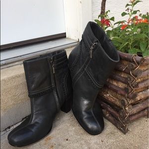 Adorable Black Leather Booties